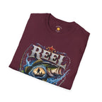 Reel Cool Bass Fishing Dad T-Shirt