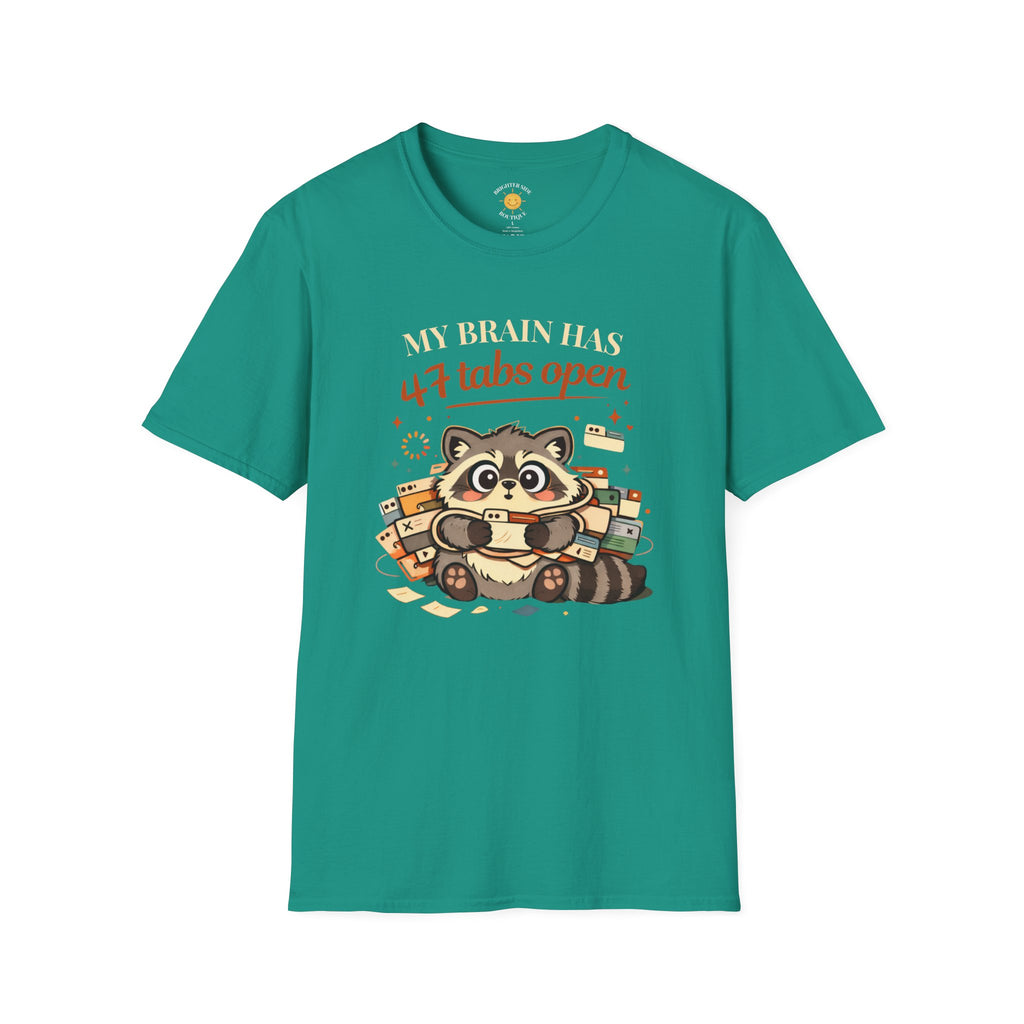 47 Tabs Open Raccoon T-Shirt