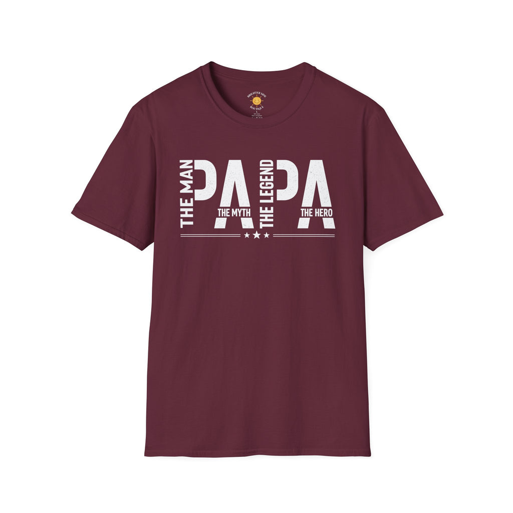 Papa: Man, Myth, Legend, Hero T-Shirt