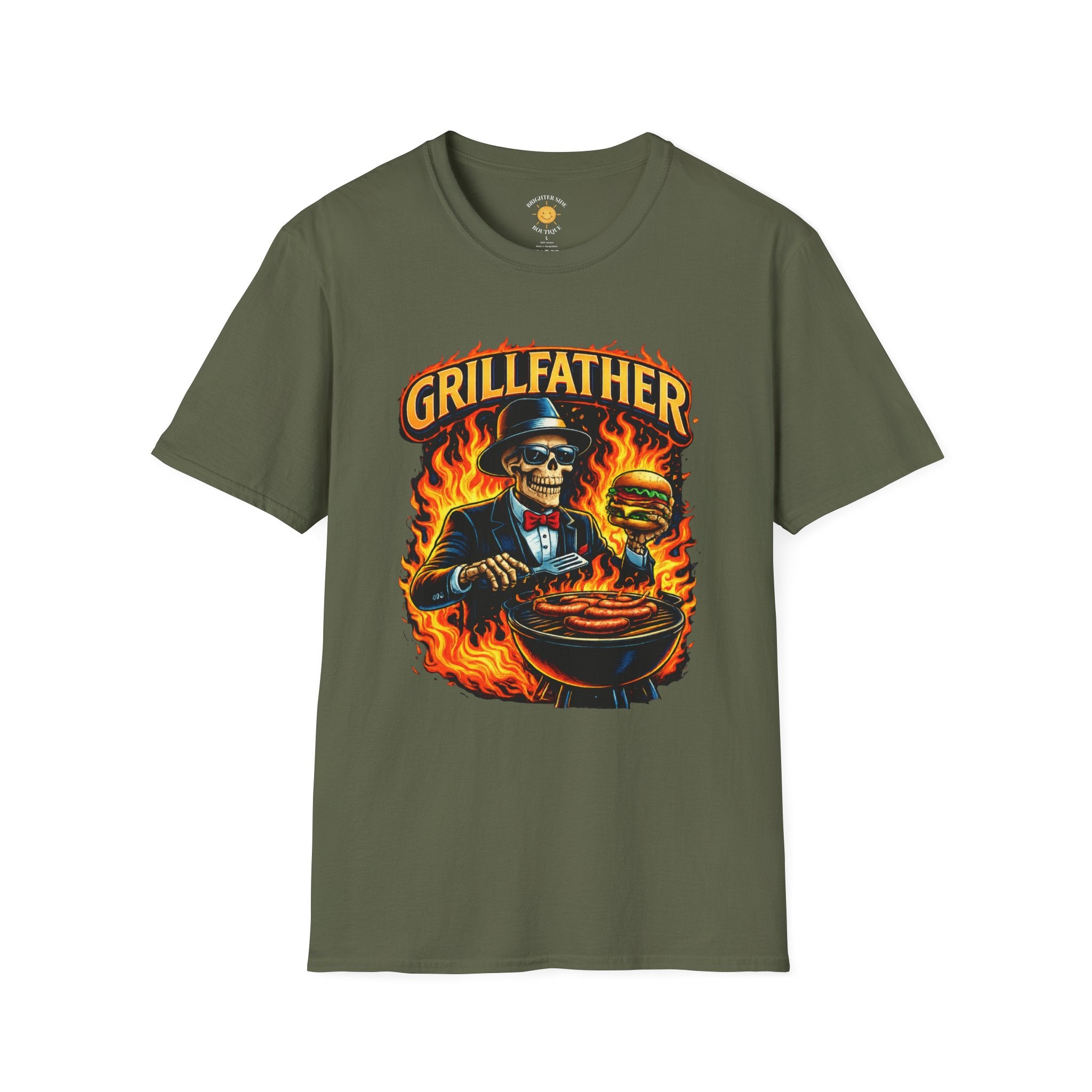 Grillfather Skeleton T-Shirt