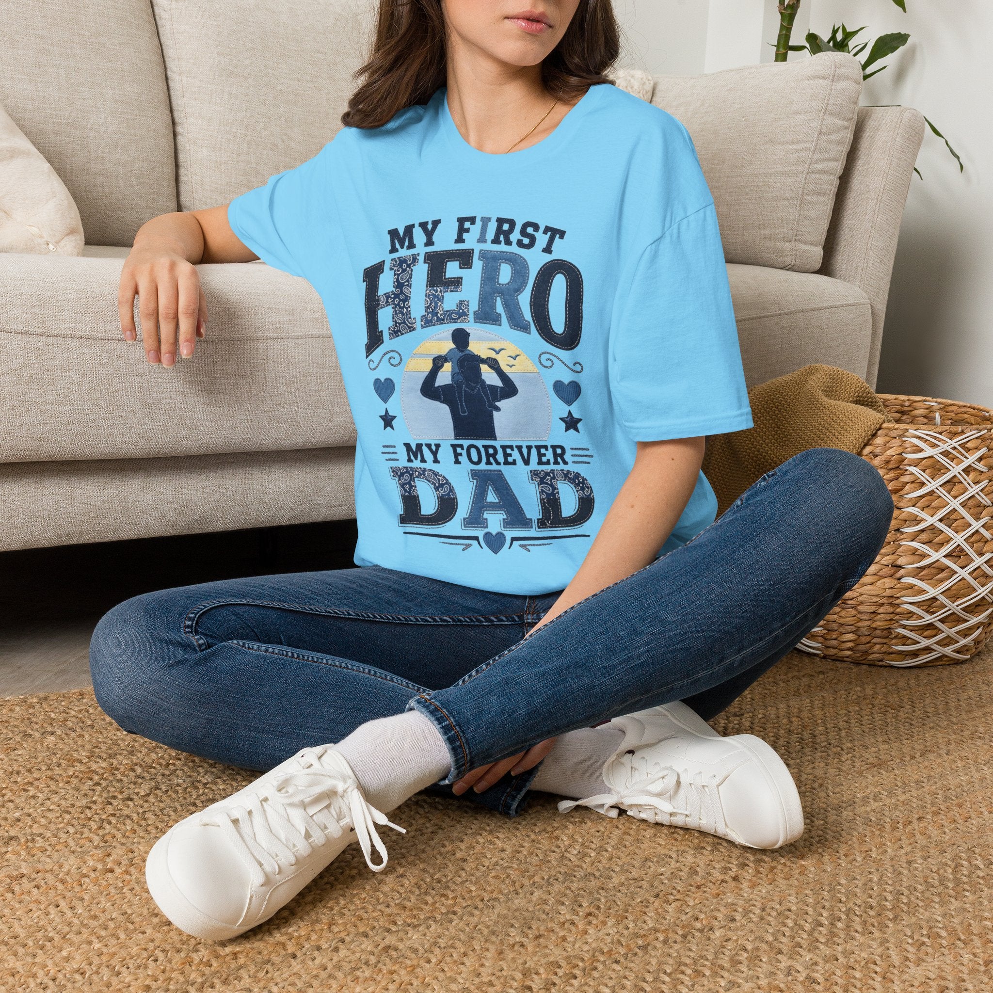My First Hero Forever Dad T-Shirt