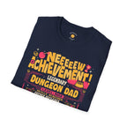 Dungeon Dad Achievement Unlocked RPG T-Shirt