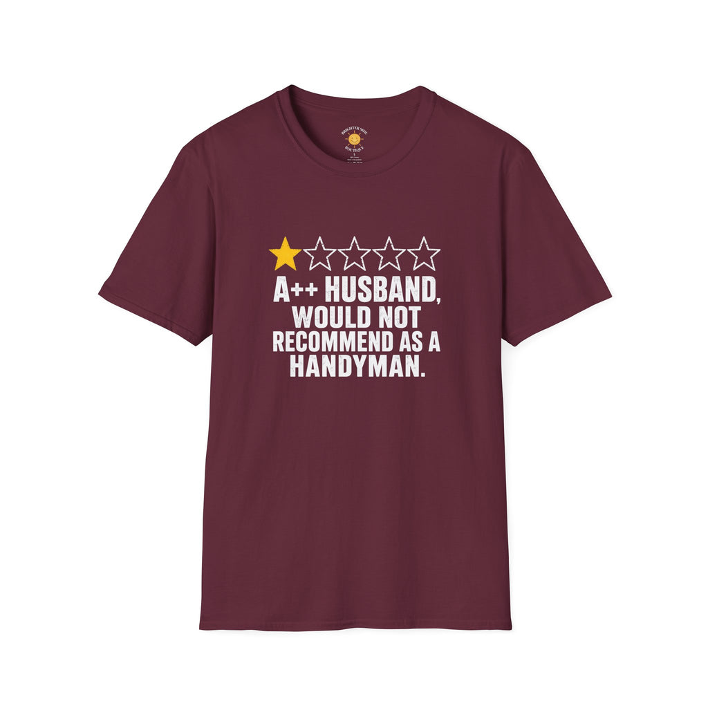 A++ Husband, 1 Star Handyman T-Shirt