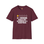 A++ Husband, 1 Star Handyman T-Shirt