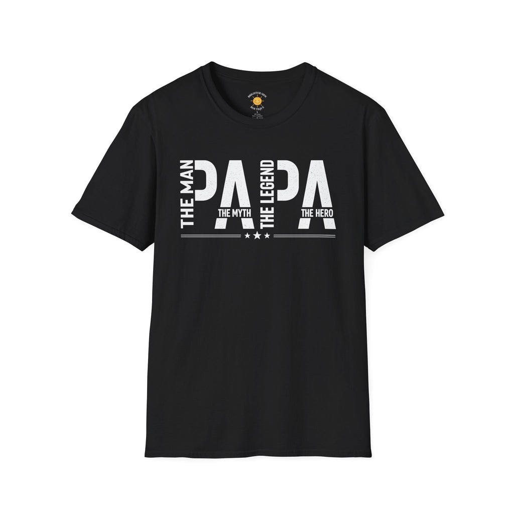 Papa: Man, Myth, Legend, Hero T-Shirt