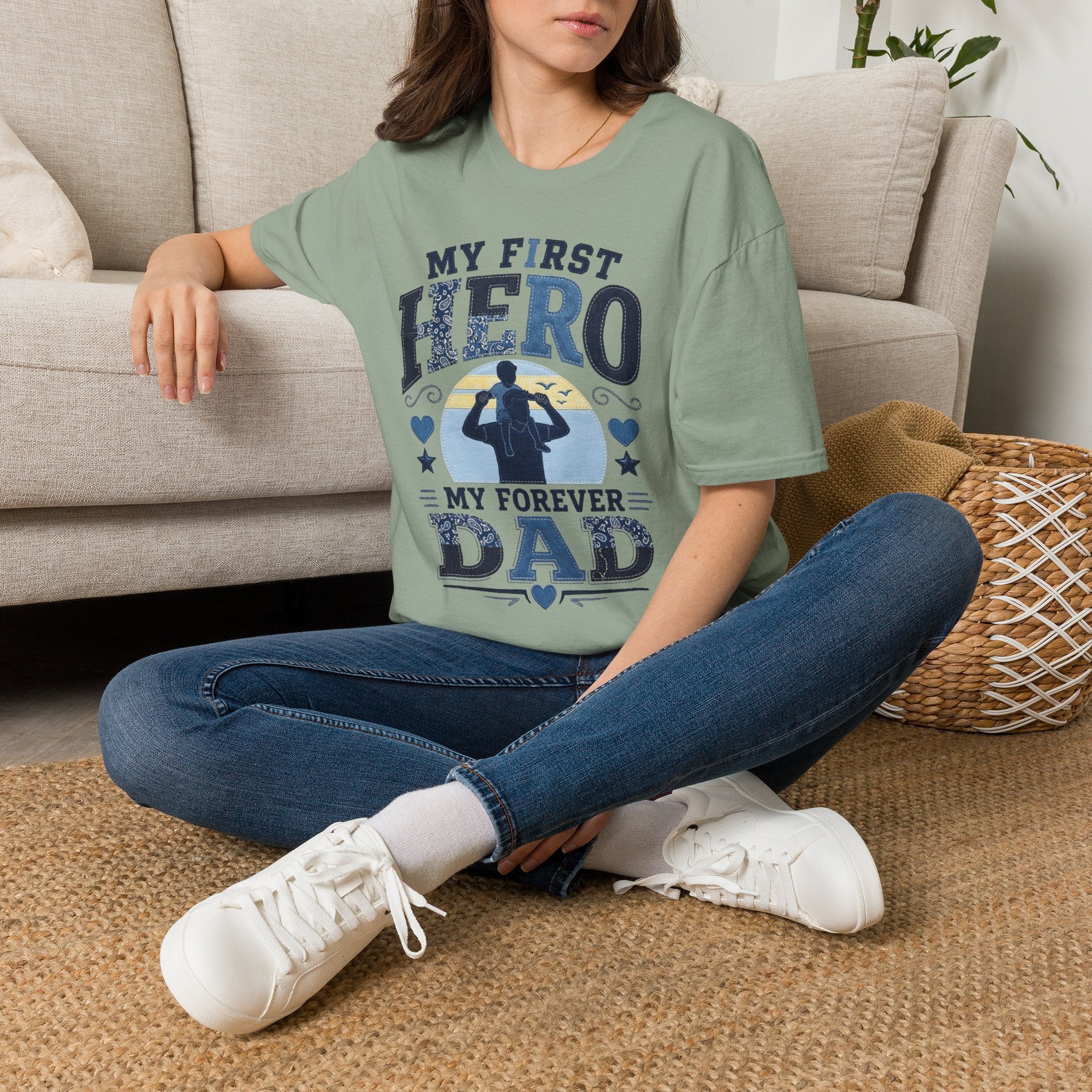 My First Hero Forever Dad T-Shirt