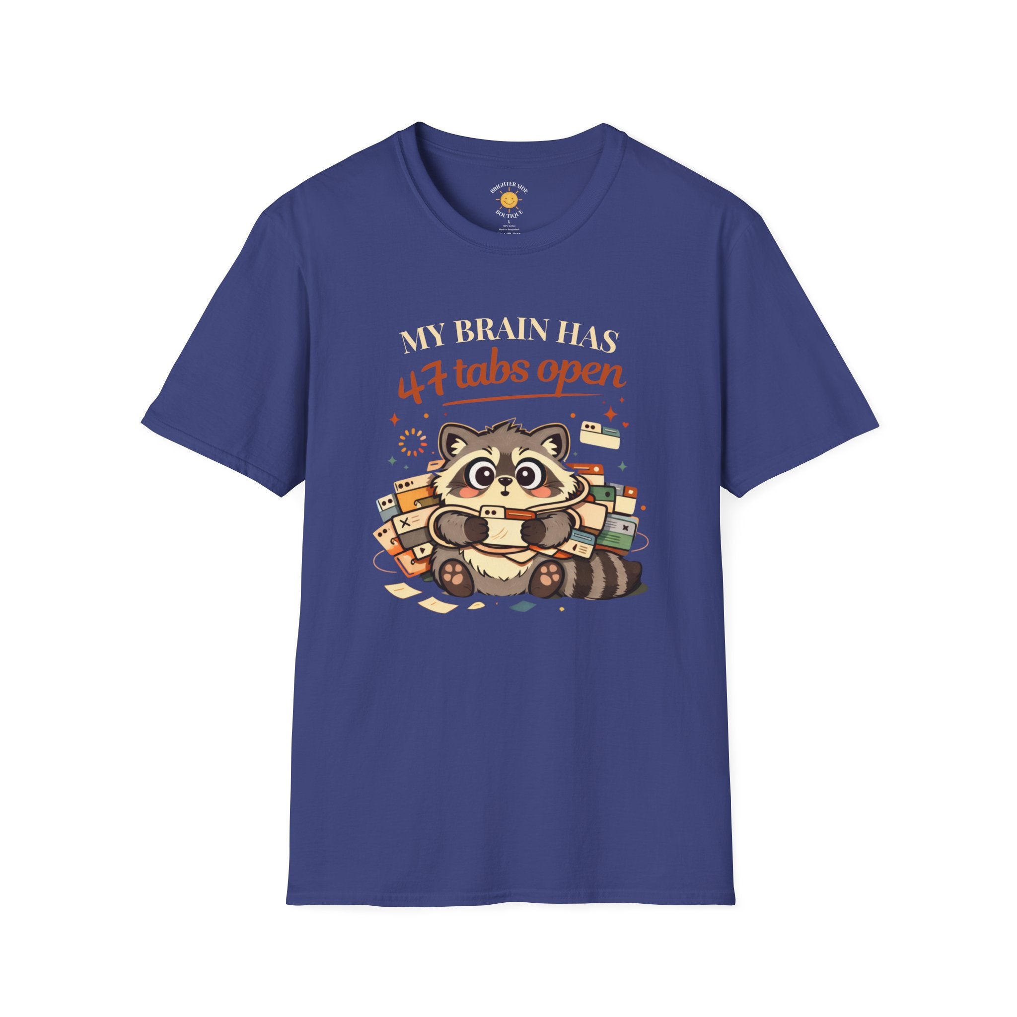 47 Tabs Open Raccoon T-Shirt
