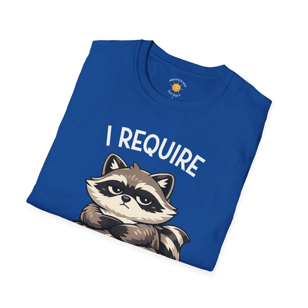 I Require Snacks T-Shirt