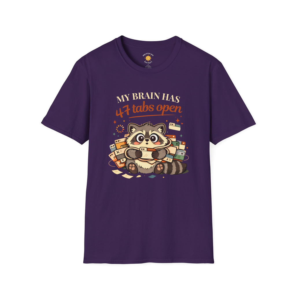 47 Tabs Open Raccoon T-Shirt