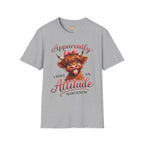 Apparently I Have An Attitude Highland Cow T-Shirt