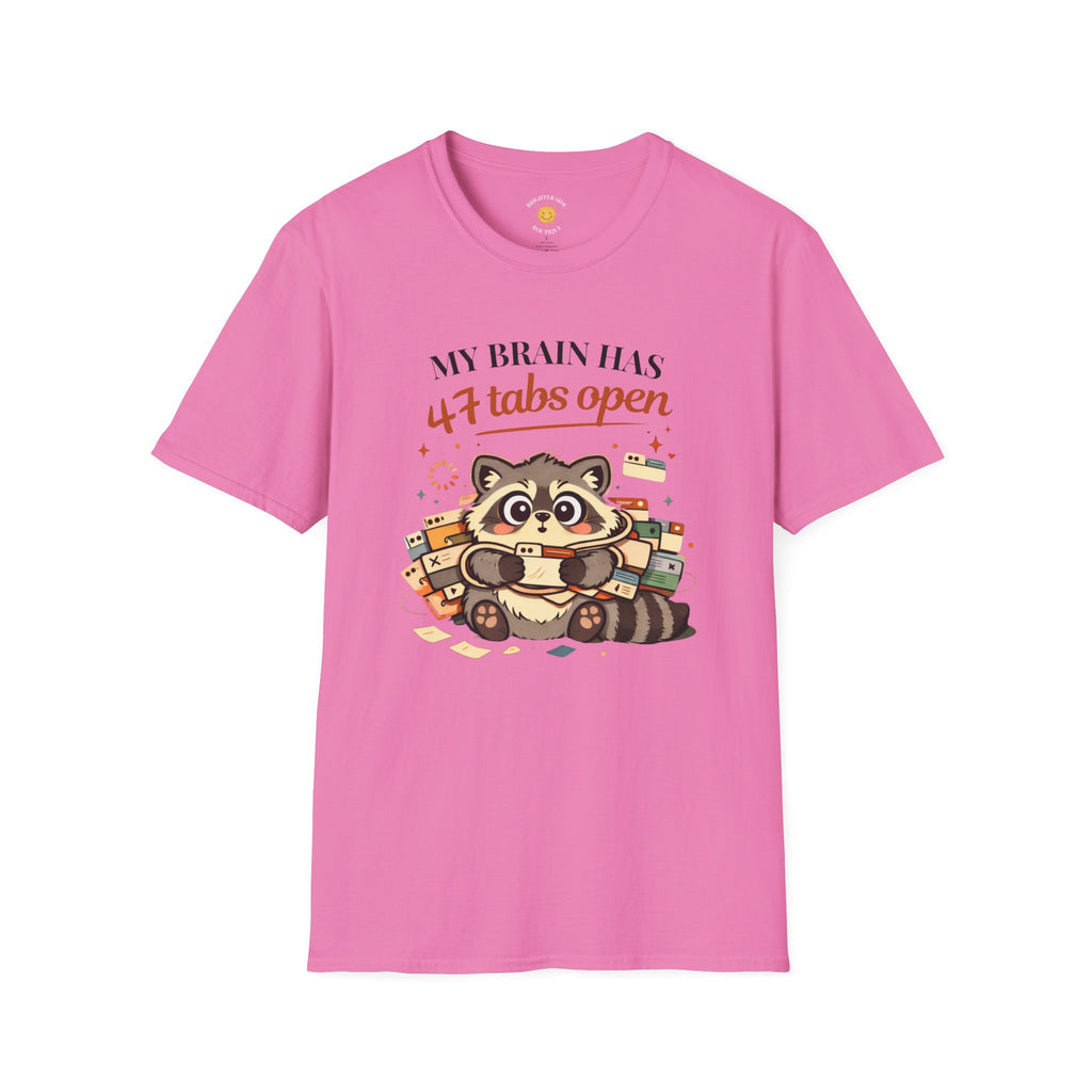 47 Tabs Open Raccoon T-Shirt