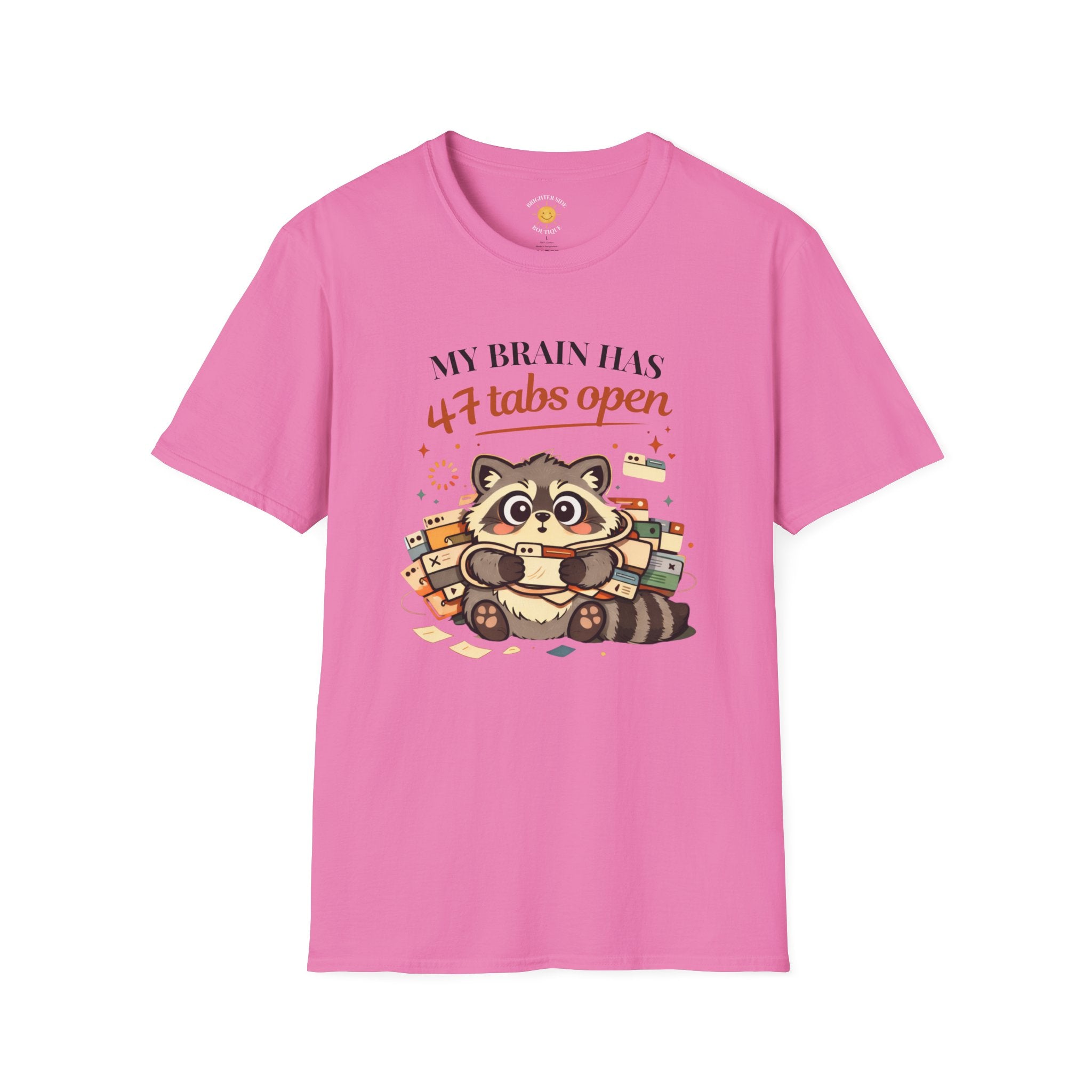 47 Tabs Open Raccoon T-Shirt