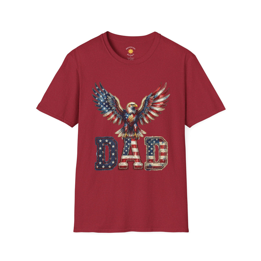 Patriotic Eagle Dad T-Shirt