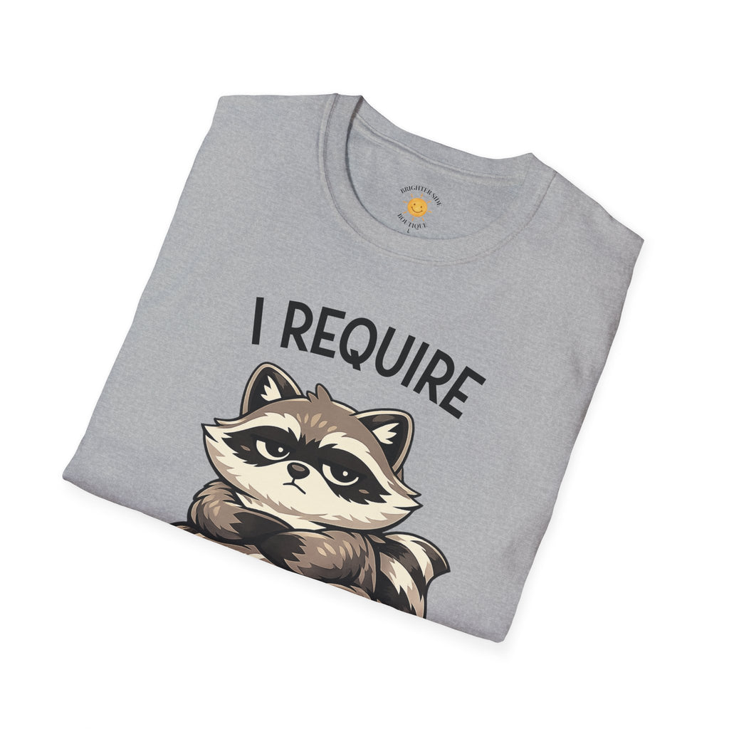 I Require Snacks T-Shirt