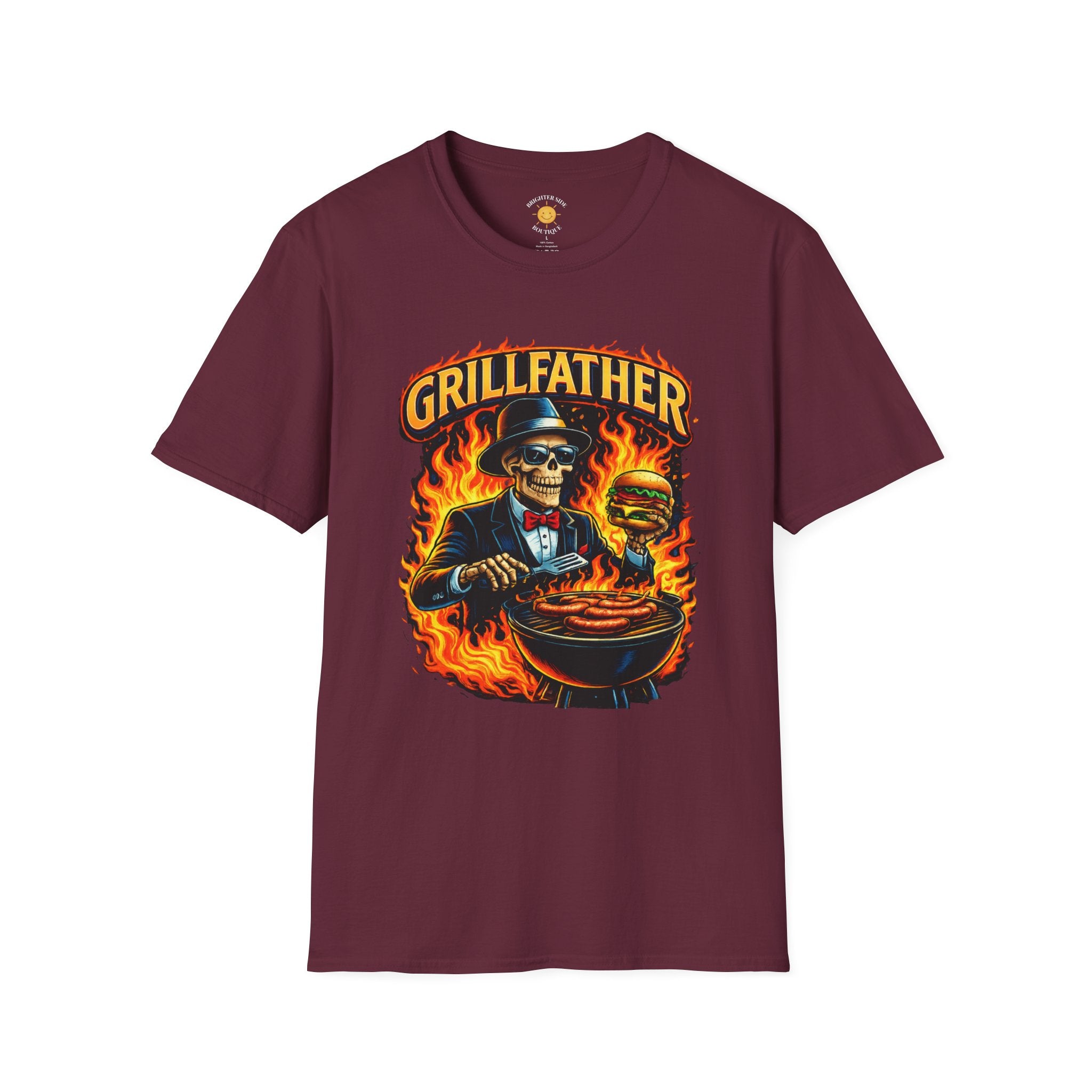 Grillfather Skeleton T-Shirt