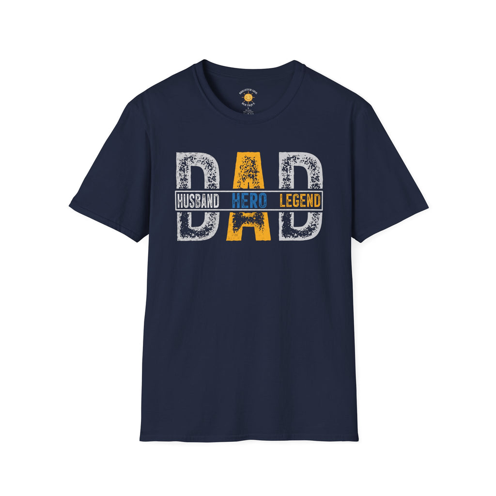 Dad: Husband Hero Legend T-Shirt