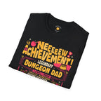 Dungeon Dad Achievement Unlocked RPG T-Shirt