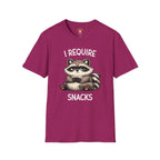 I Require Snacks T-Shirt