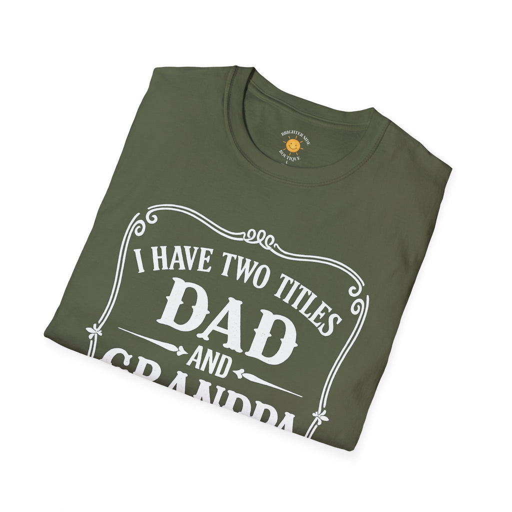 Dad & Grandpa — I Rock Them Both T-Shirt