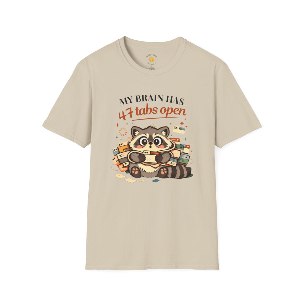 47 Tabs Open Raccoon T-Shirt
