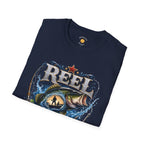 Reel Cool Bass Fishing Dad T-Shirt