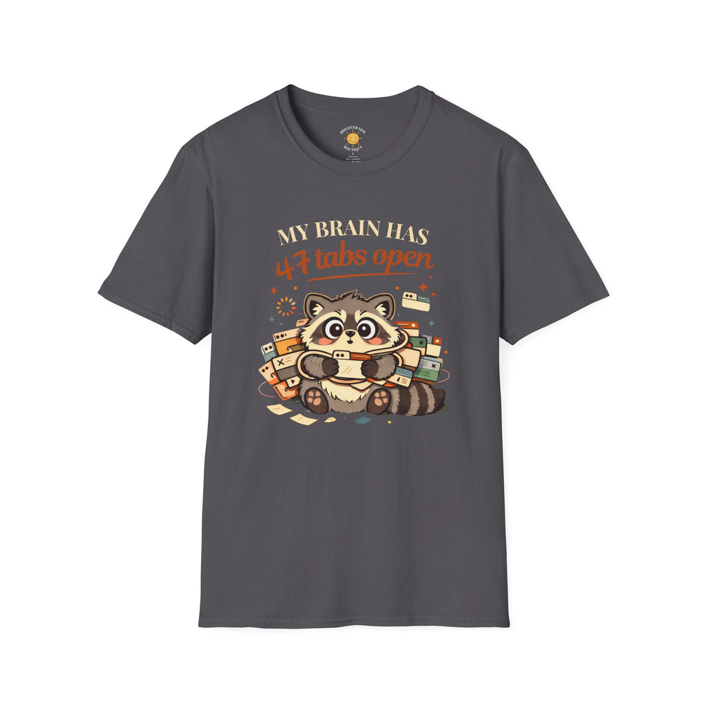 47 Tabs Open Raccoon T-Shirt