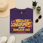 Dungeon Dad Achievement Unlocked RPG T-Shirt