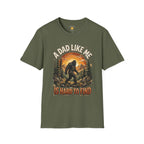 A Dad Like Me Is Hard To Find Bigfoot Dad T-Shirt