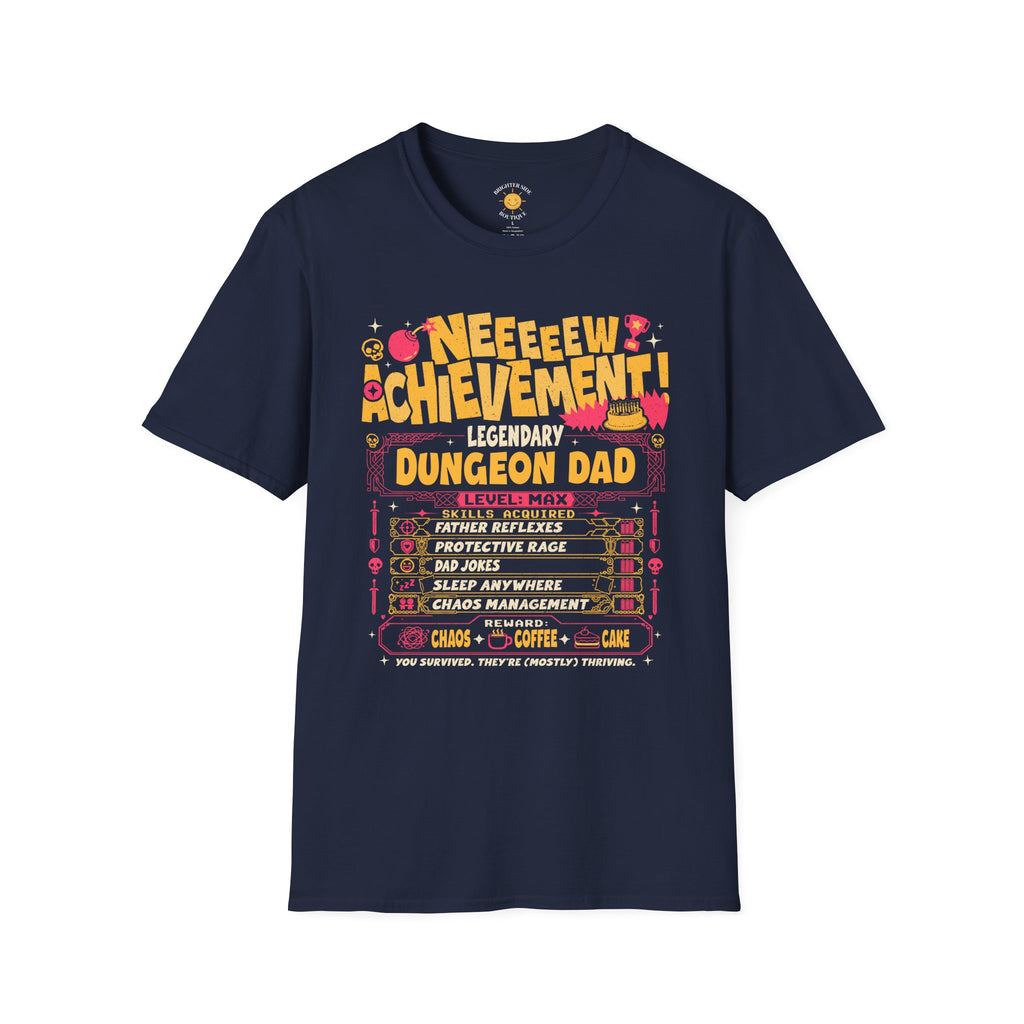 Dungeon Dad Achievement Unlocked RPG T-Shirt