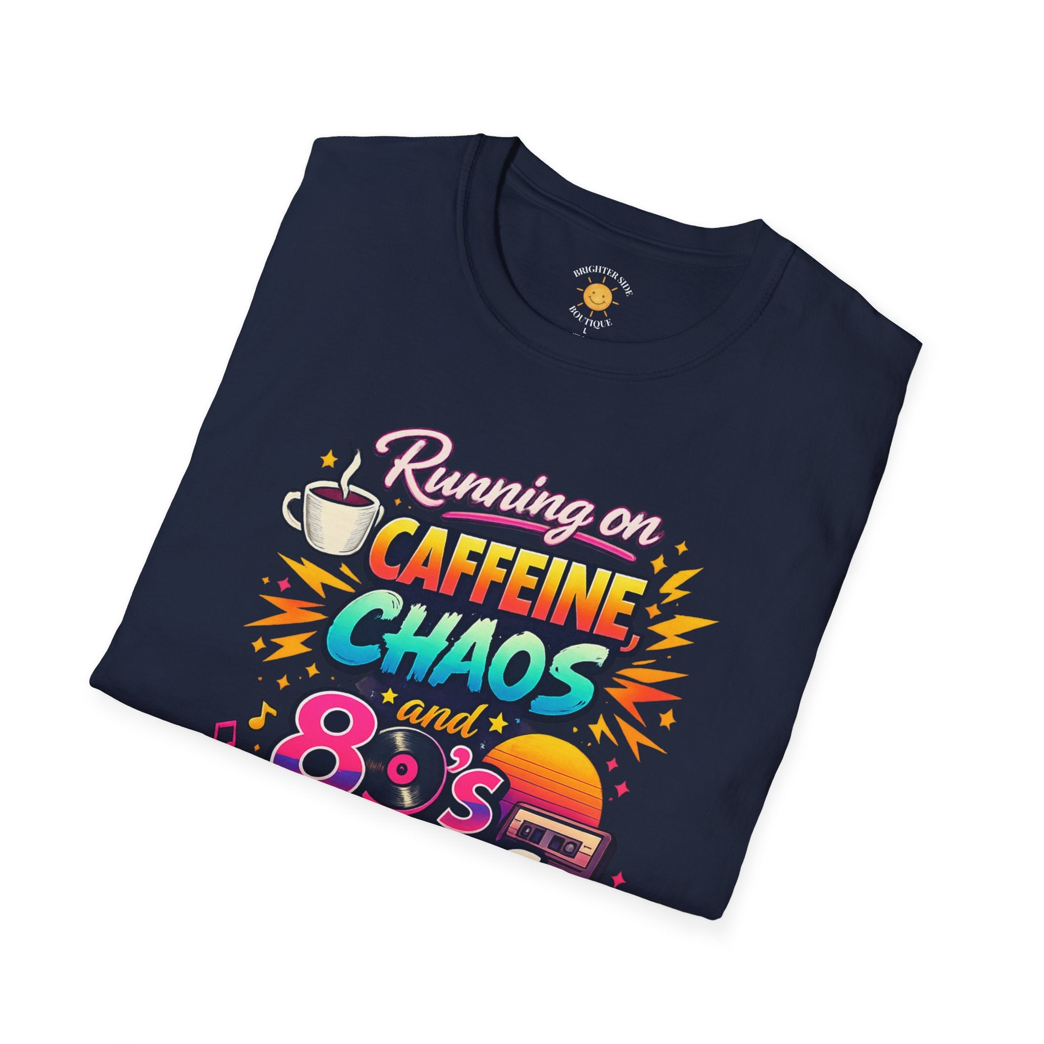 Caffeine, Chaos and 80's Lyrics T-Shirt