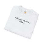 Still No T-Shirt