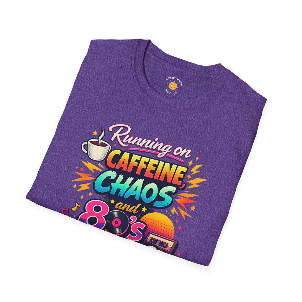 Caffeine, Chaos and 80's Lyrics T-Shirt