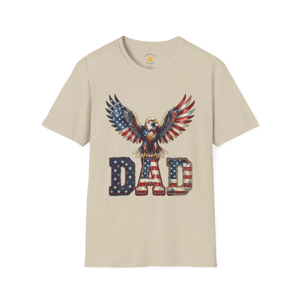 Patriotic Eagle Dad T-Shirt