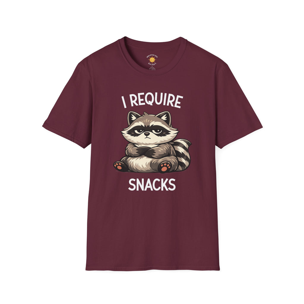 I Require Snacks T-Shirt