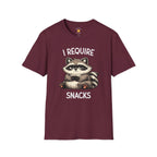 I Require Snacks T-Shirt
