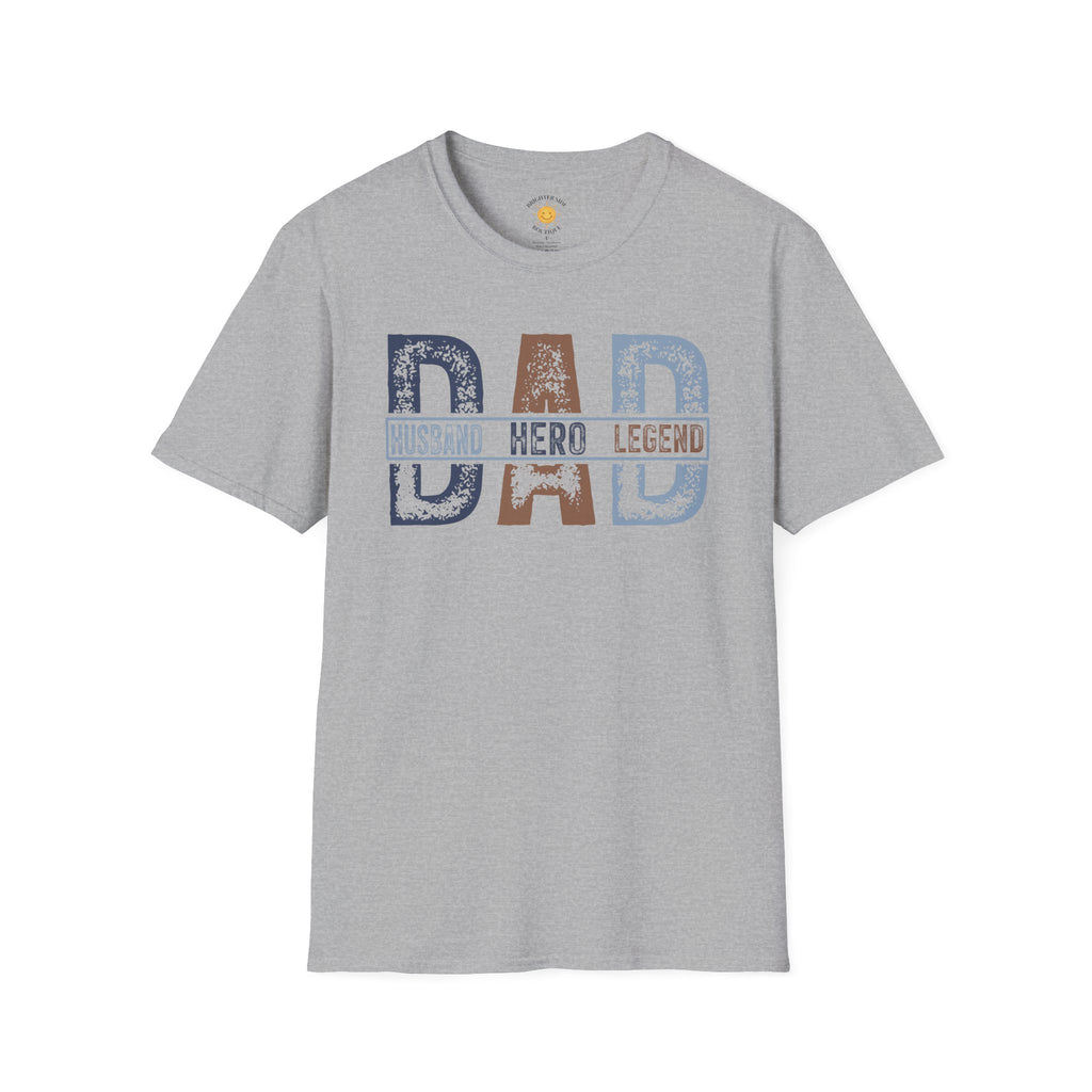 Dad: Husband Hero Legend T-Shirt