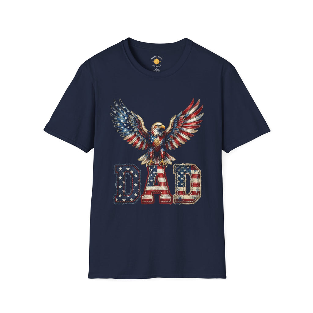 Patriotic Eagle Dad T-Shirt