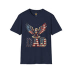 Patriotic Eagle Dad T-Shirt