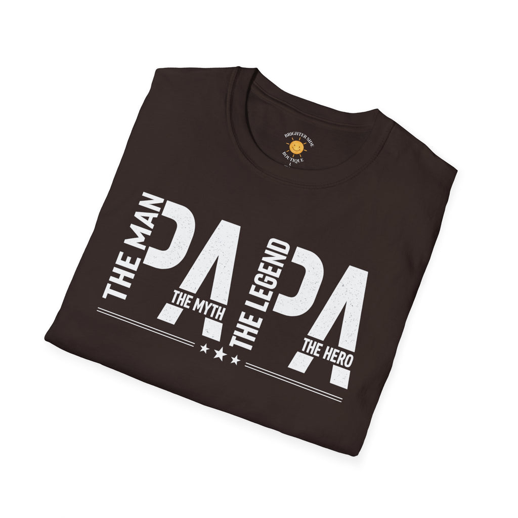 Papa: Man, Myth, Legend, Hero T-Shirt