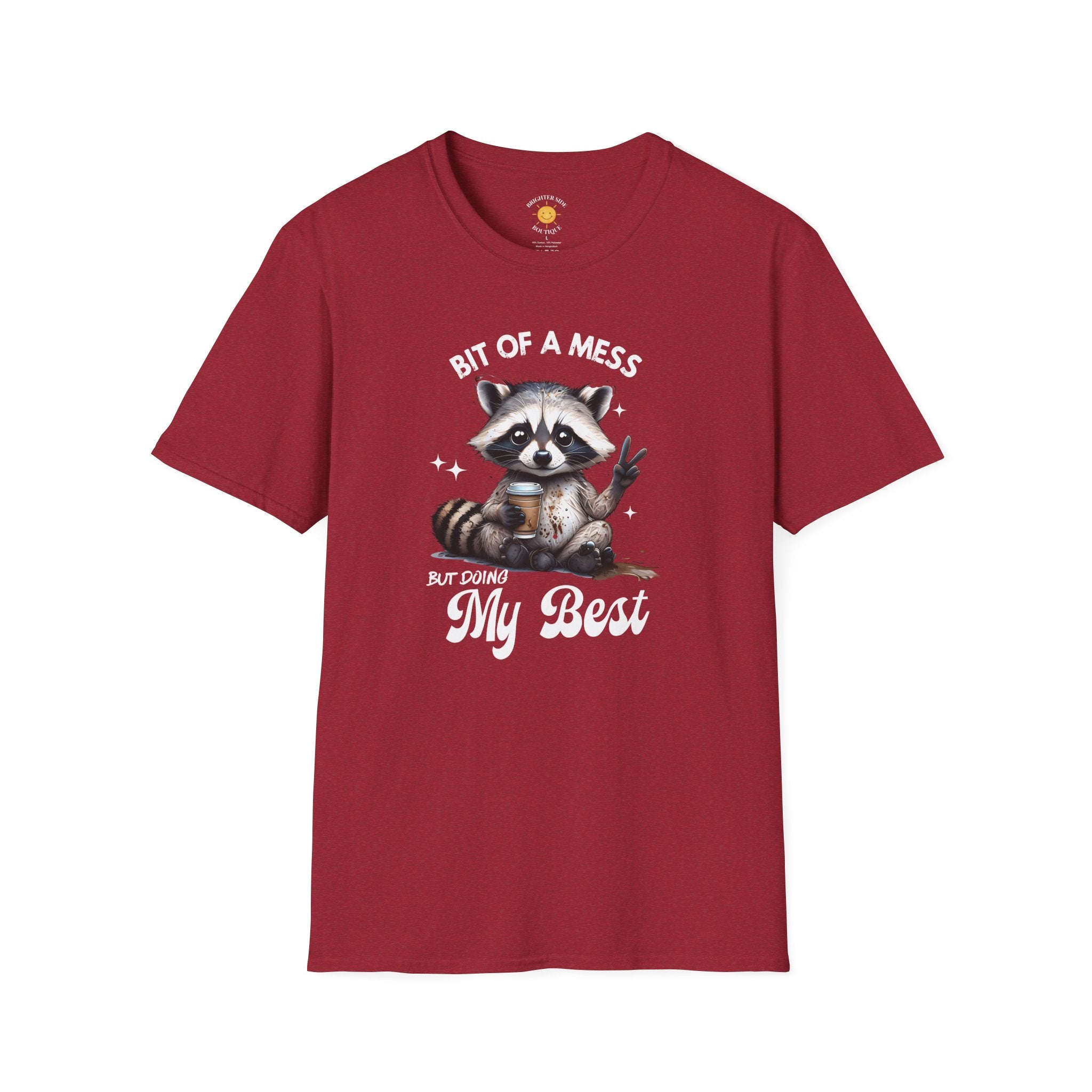 Bit Of A Mess But Doing My Best Raccoon T-Shirt