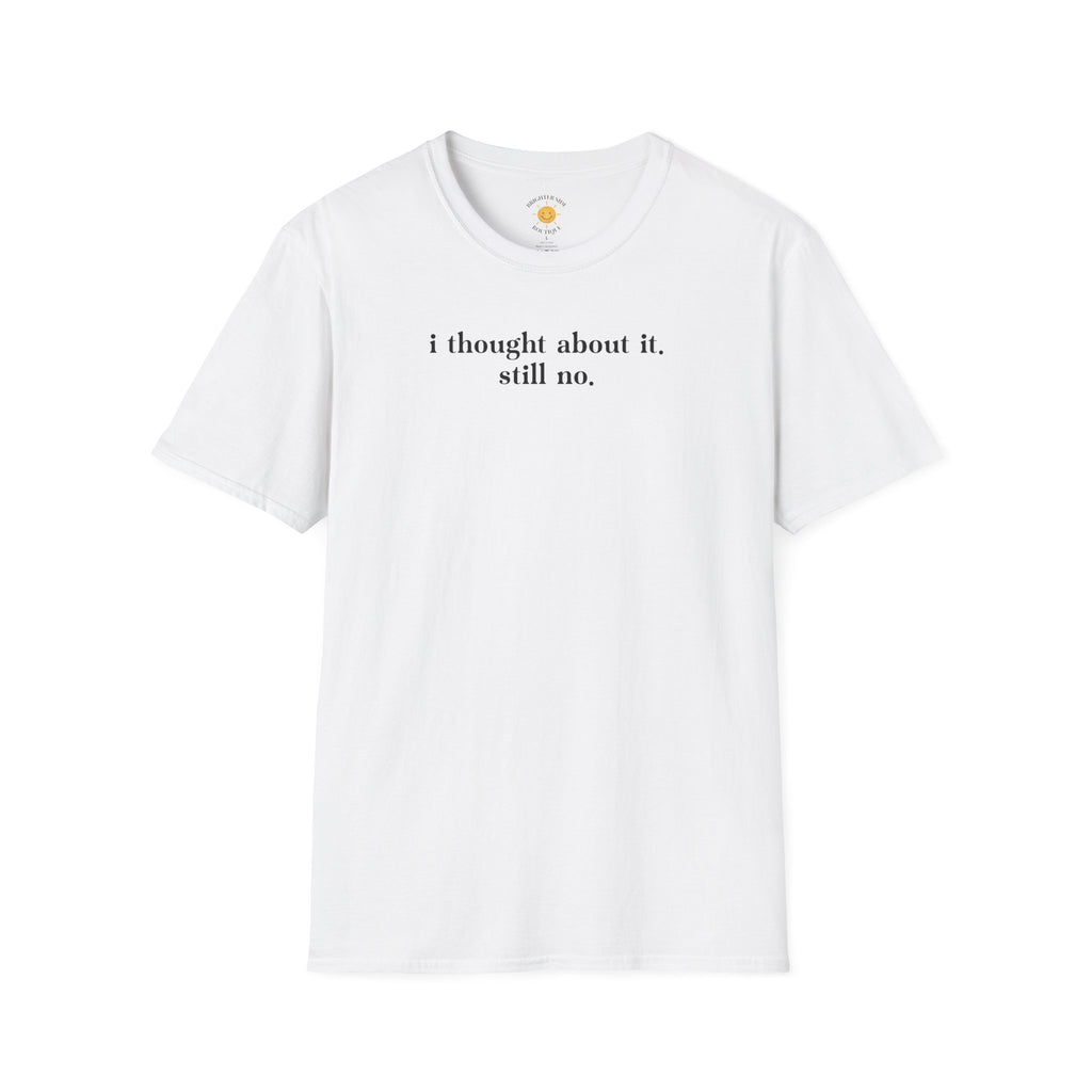 Still No T-Shirt