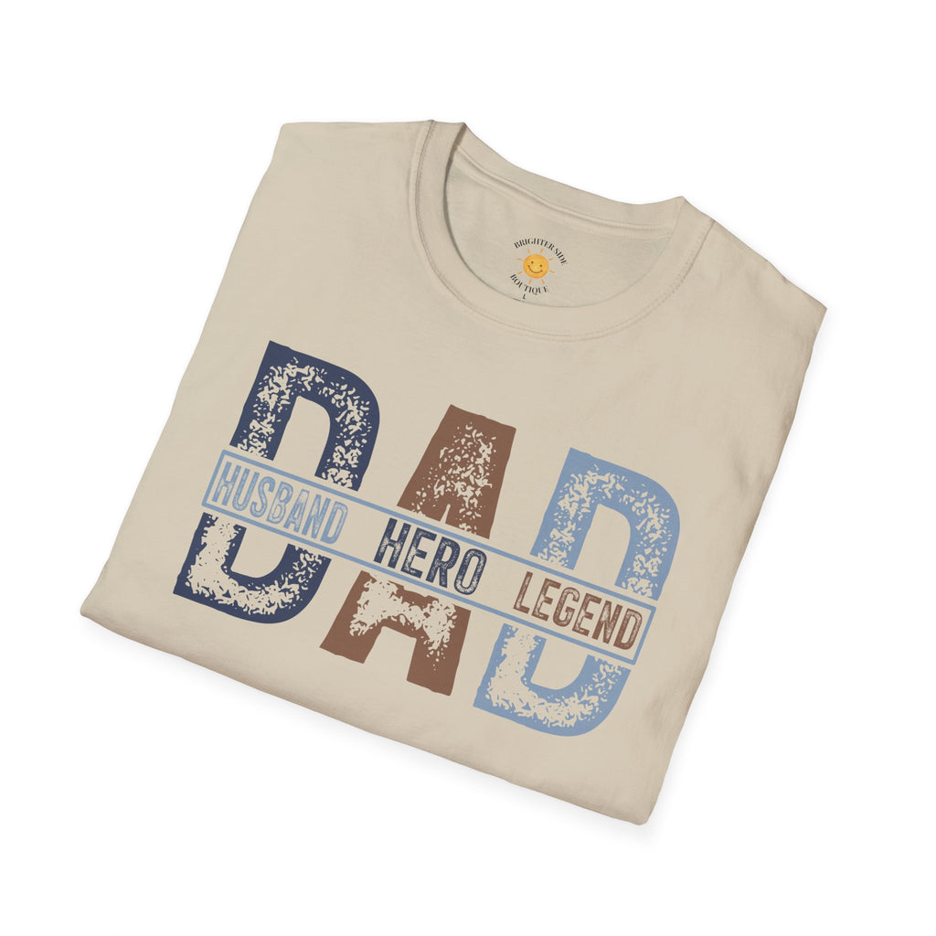 Dad: Husband Hero Legend T-Shirt