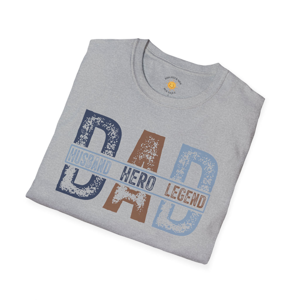 Dad: Husband Hero Legend T-Shirt