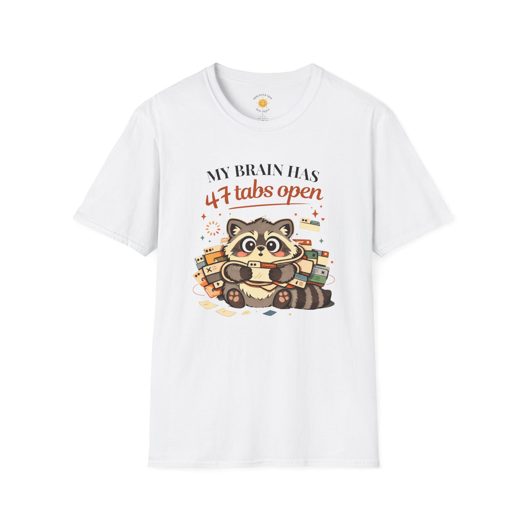 47 Tabs Open Raccoon T-Shirt