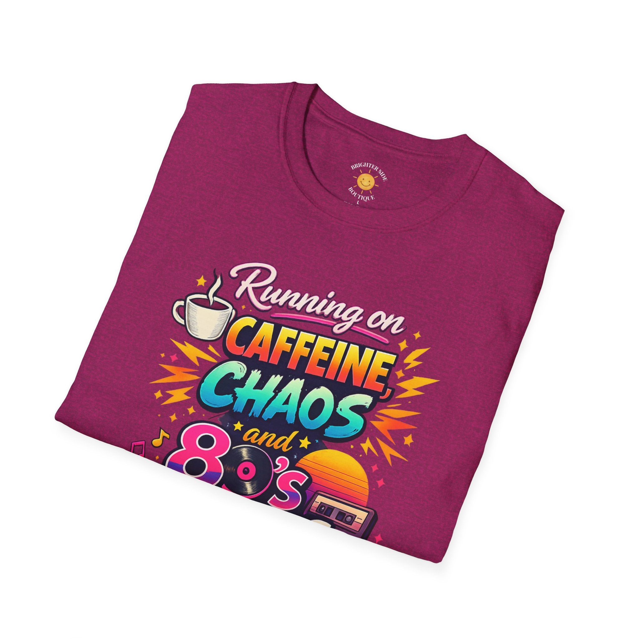 Caffeine, Chaos and 80's Lyrics T-Shirt