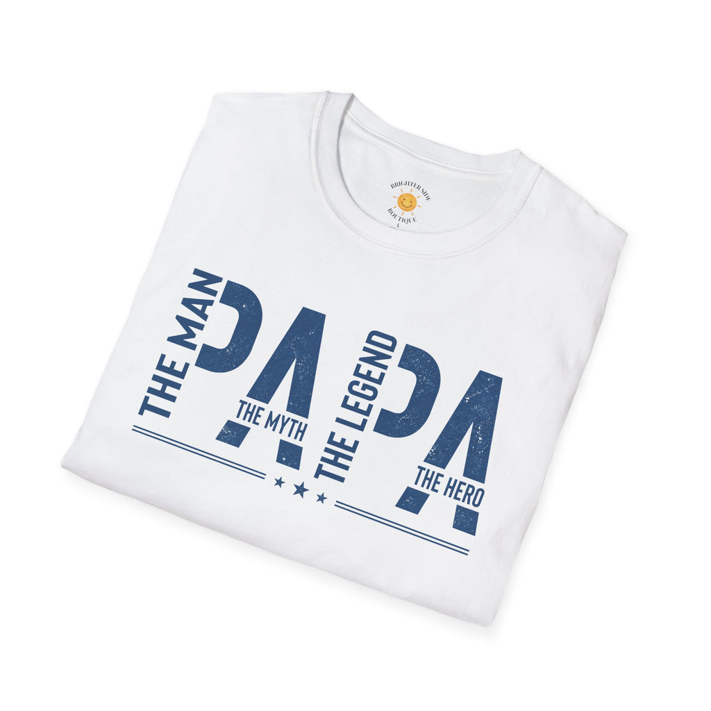 Papa: Man, Myth, Legend, Hero T-Shirt