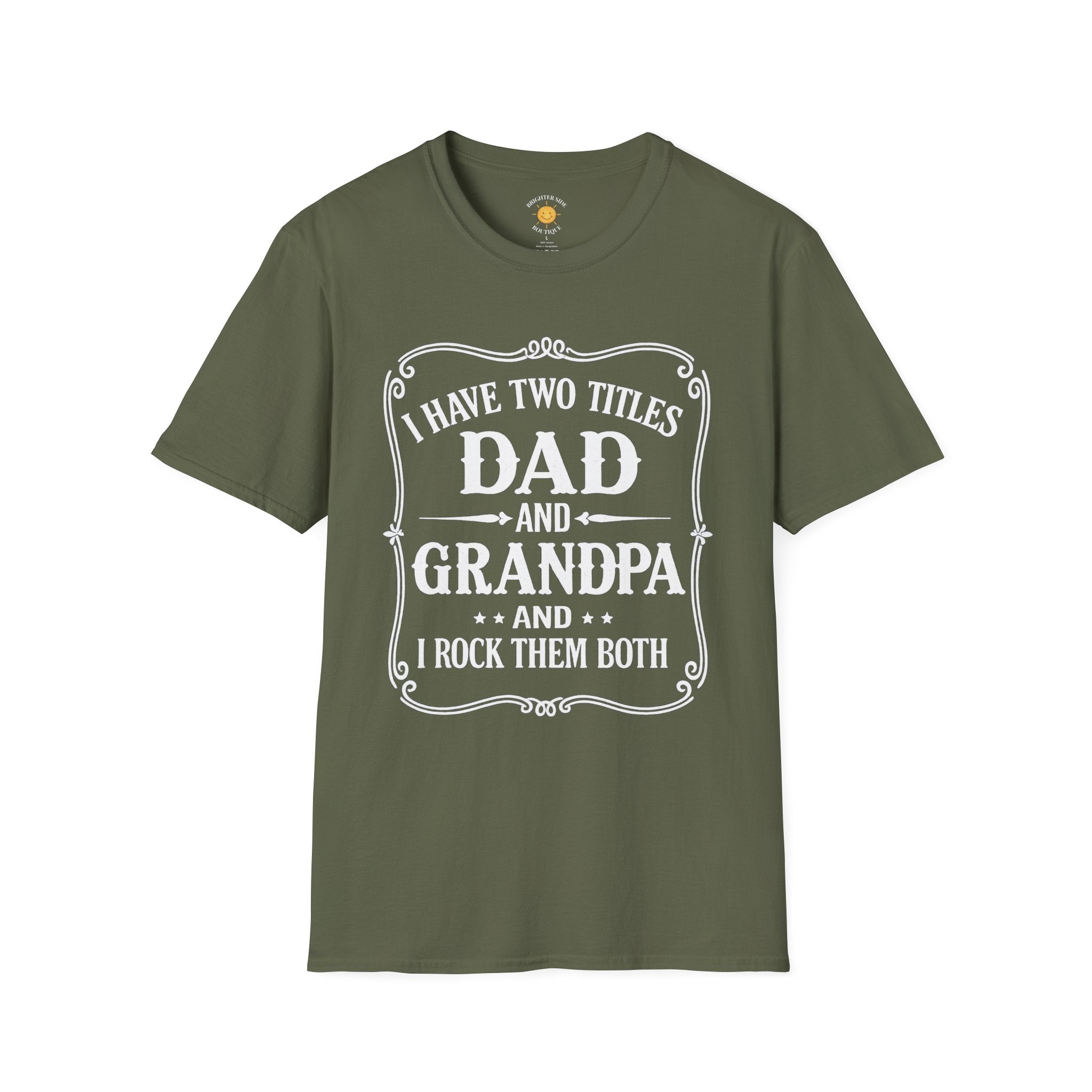 Dad & Grandpa — I Rock Them Both T-Shirt