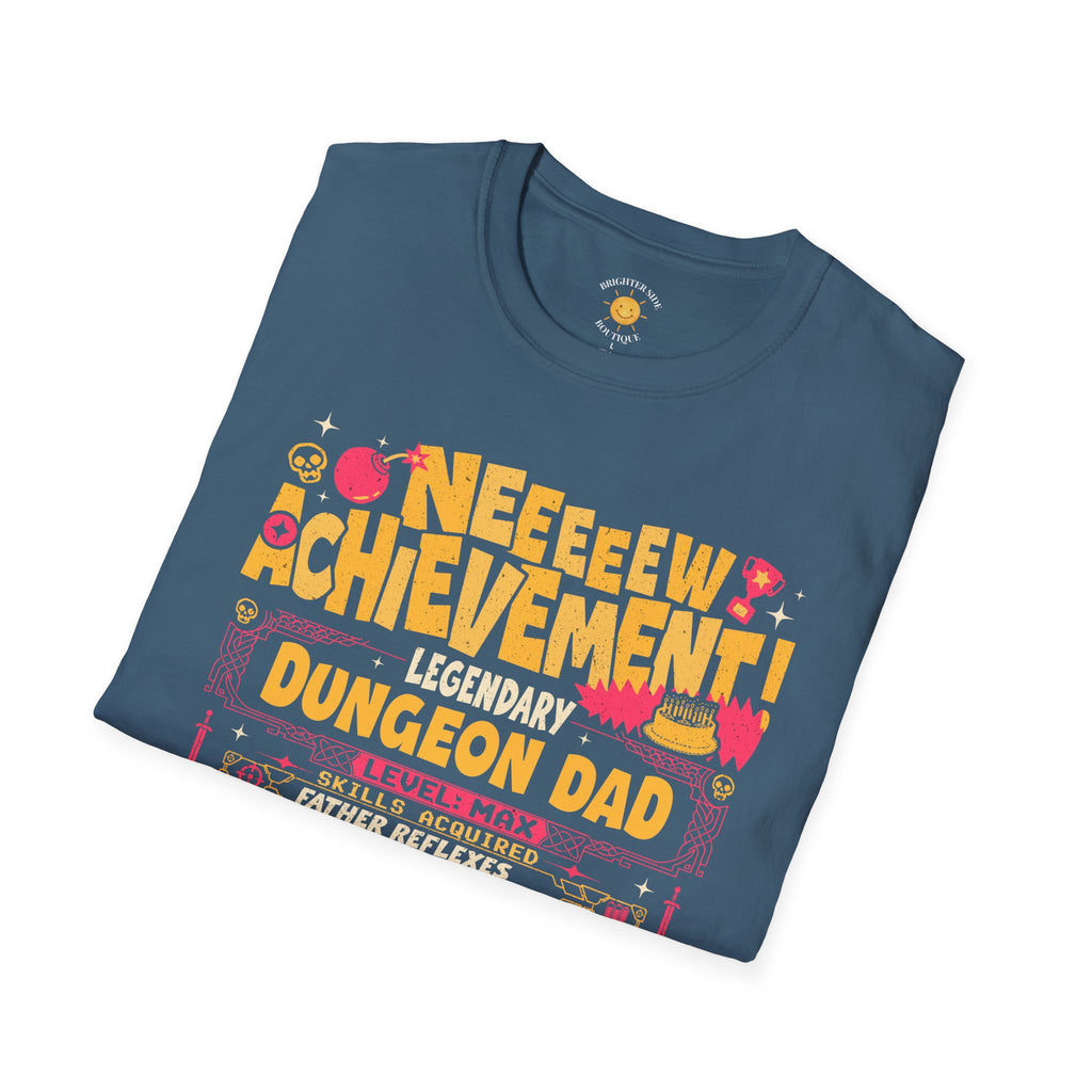 Dungeon Dad Achievement Unlocked RPG T-Shirt