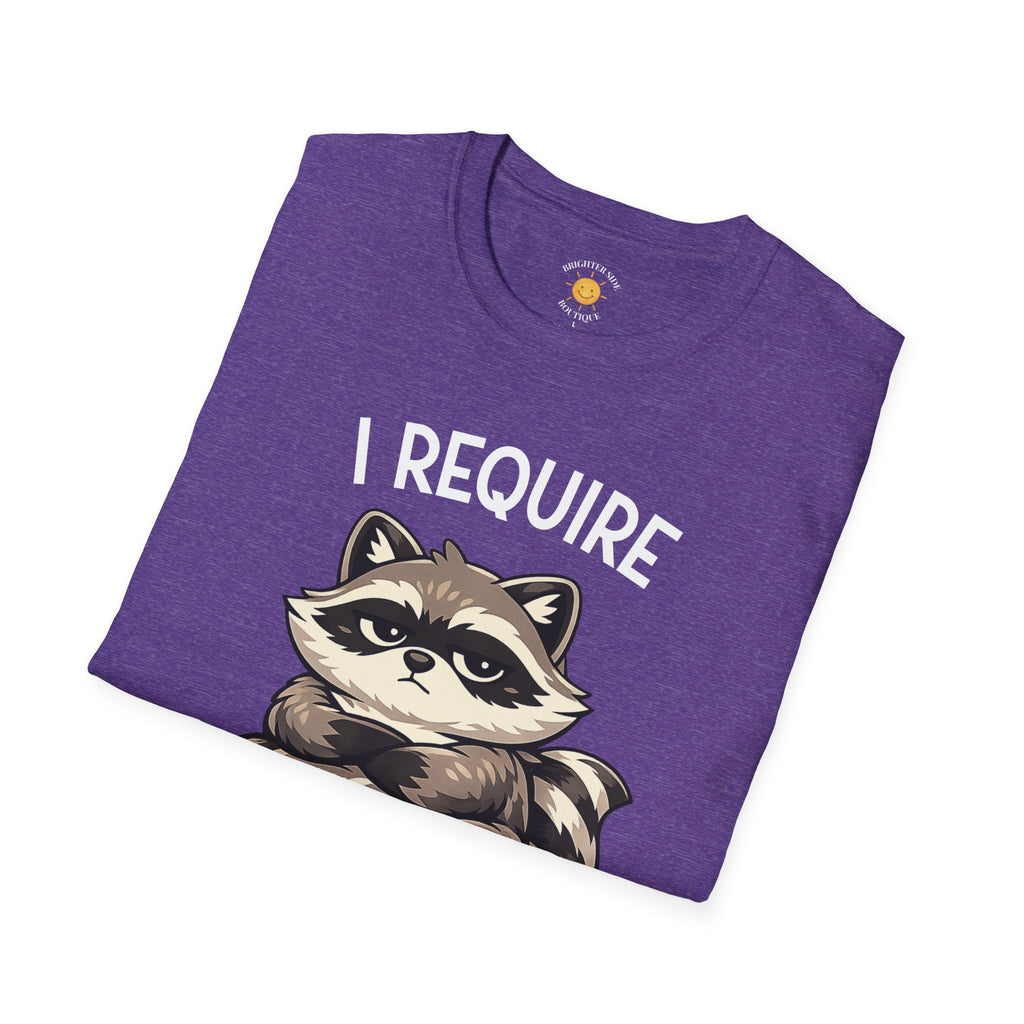 I Require Snacks T-Shirt