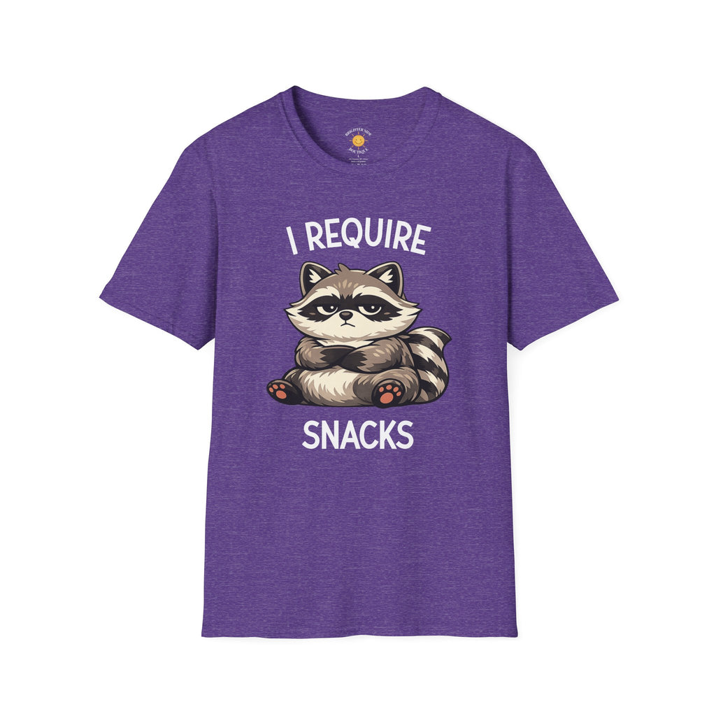 I Require Snacks T-Shirt